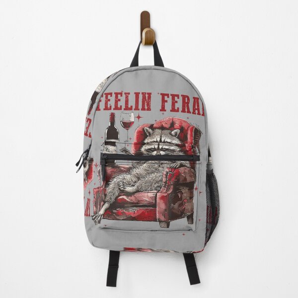 Item preview, Feeling Feral, If I'm Moody Give Me Foody, Funny Raccoon Design, Animal Sarcastic Saying, Trendy Raccoon Sublimation designed and sold by FitFisher.