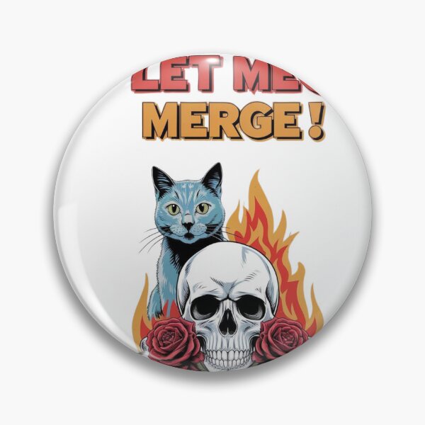 Item preview, Skull & Crossbones with Roses and 'Bestie Met MEO Merge STICKER designed and sold by inkfluenceart.