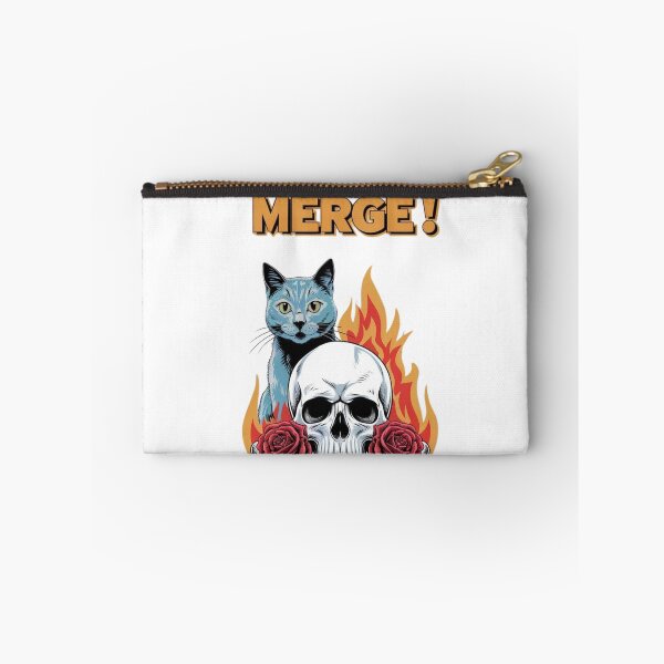 Item preview, Skull & Crossbones with Roses and 'Bestie Met MEO Merge STICKER designed and sold by inkfluenceart.