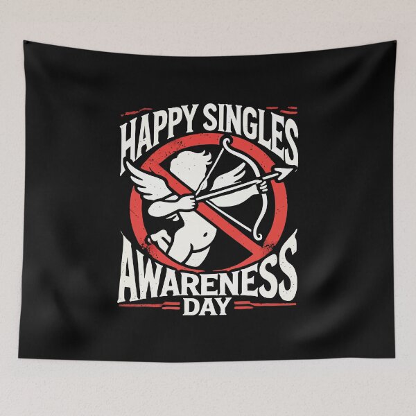 Item preview, Happy Singles Awareness Day, Anti Valentine’s Day designed and sold by chantastical.