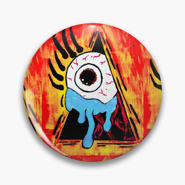Item preview, Gnarly Eyeball in color  designed and sold by Chad's Fresh Art.