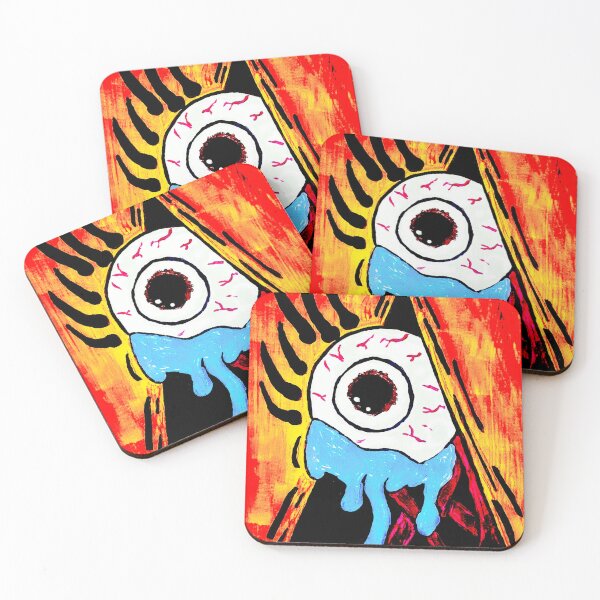 Item preview, Gnarly Eyeball in color  designed and sold by Chad's Fresh Art.