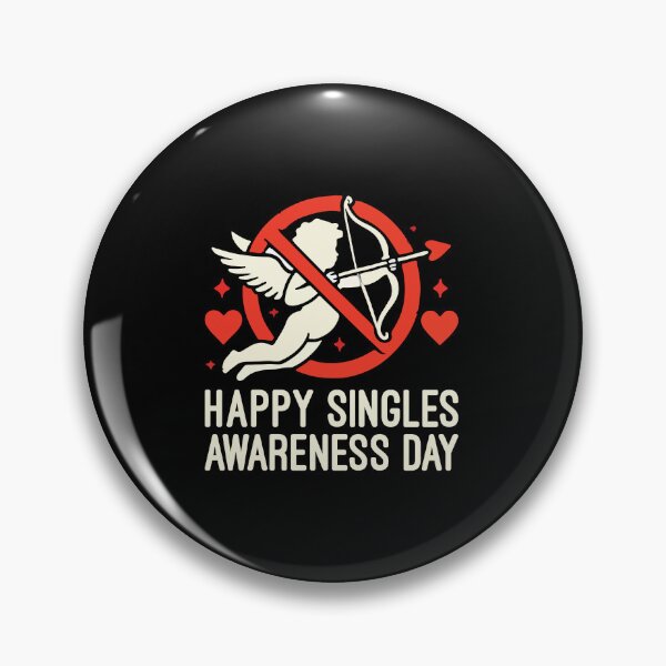Item preview, Happy Singles Awareness Day, Anti Valentine’s Day designed and sold by chantastical.