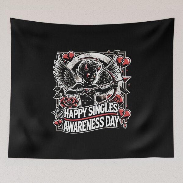 Item preview, Happy Singles Awareness Day, Anti Valentine’s Day designed and sold by chantastical.