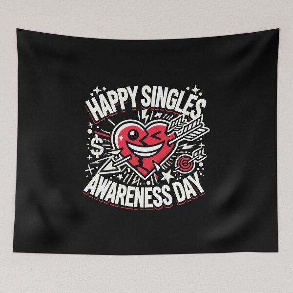 Item preview, Happy Singles Awareness Day, Anti Valentine’s Day designed and sold by chantastical.