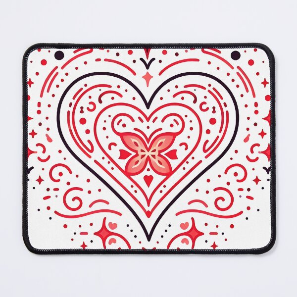 Item preview, A red heart with sparkling lights designed and sold by KwangCB.
