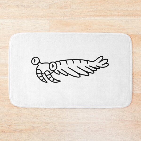 Item preview, Anomalocaris Doodle Black and White designed and sold by ThePaleoDude.