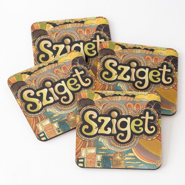 Item preview, Vintage Sziget Festival Retro Music & Cultural Europe Festival Art designed and sold by Witty Shirts.