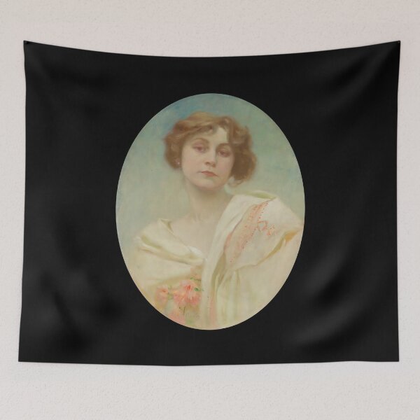 Item preview, Alphonse Mucha: Portrait of a Young Woman designed and sold by PinUpPizzazz.