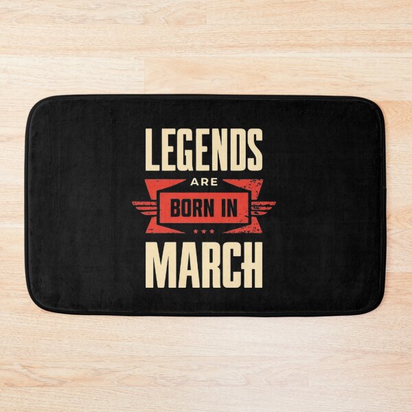 Item preview, March Legends: Bold Typography Design Celebrating March Birthdays designed and sold by Colorful-Garden.