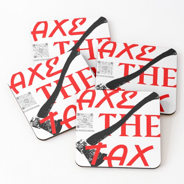Item preview, AXE THE TAX designed and sold by OldStockCanada.