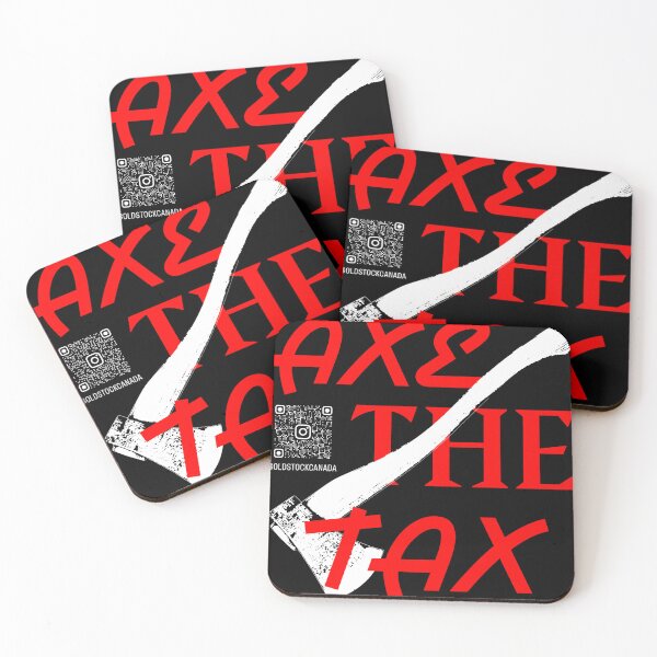 Item preview, AXE THE TAX (white) designed and sold by OldStockCanada.