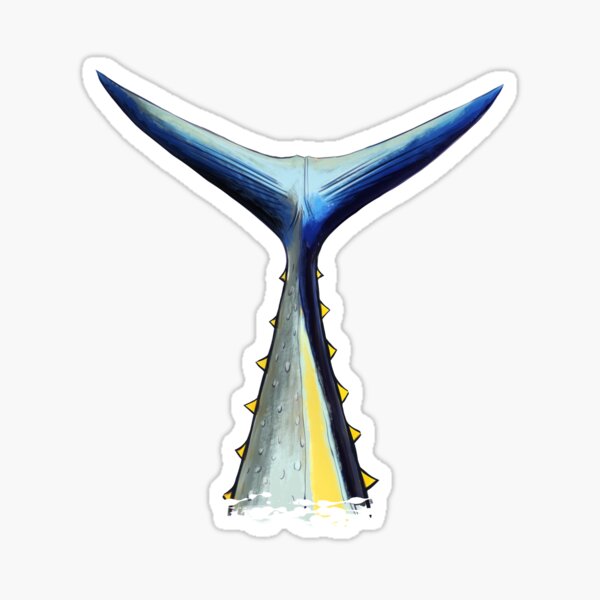 Bluefin Tuna | Tuna Tail Sticker for Sale by blueshore