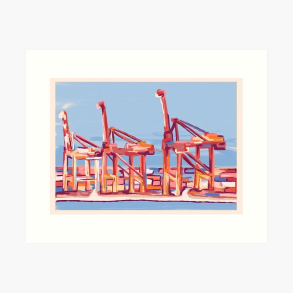 Aperçu de l'œuvre Fremantle en couleur créée et vendue par art-by-andie.