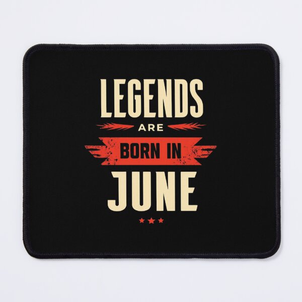 Item preview, Bold Typography Legends Born in June - Celebrating June Birthdays Design designed and sold by Colorful-Garden.