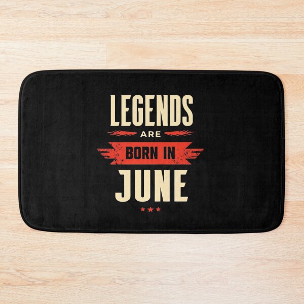 Item preview, Bold Typography Legends Born in June - Celebrating June Birthdays Design designed and sold by Colorful-Garden.