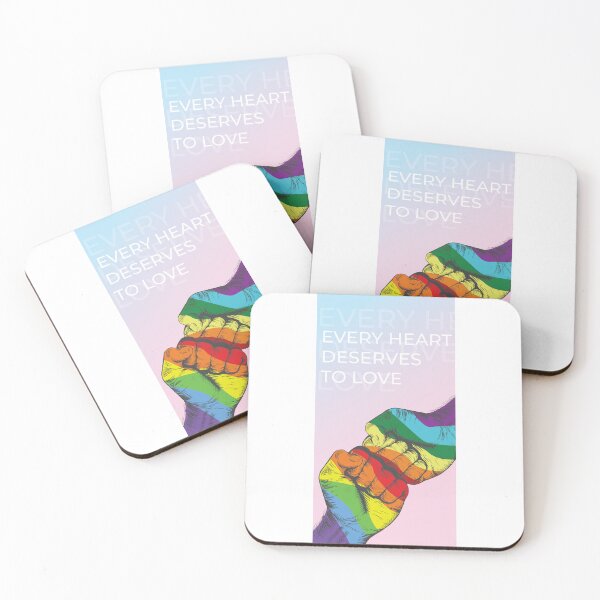 Item preview, LGBTQ Valentine's Day.Every heart deserves to love. designed and sold by JoyfulCreations.