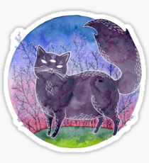 Magical Three-eyed Cat Sticker