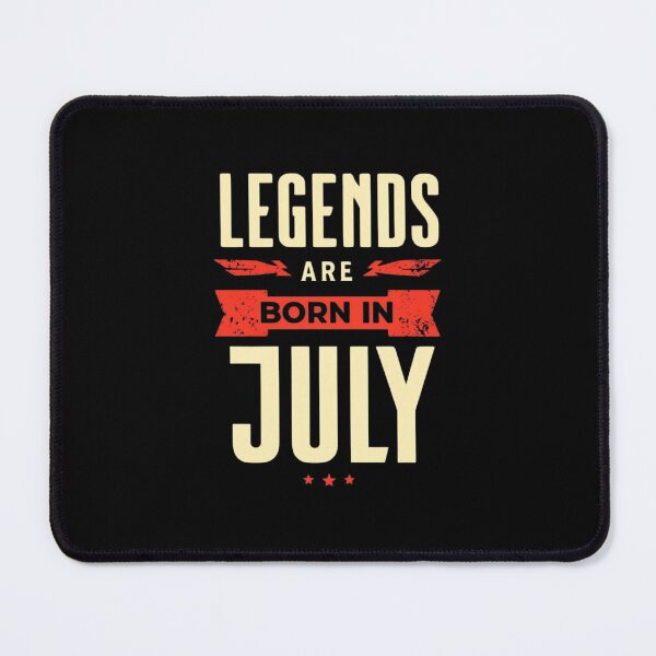 Item preview, Legends Are Born in July - Bold Typography Design for Birthday Celebrations designed and sold by Colorful-Garden.