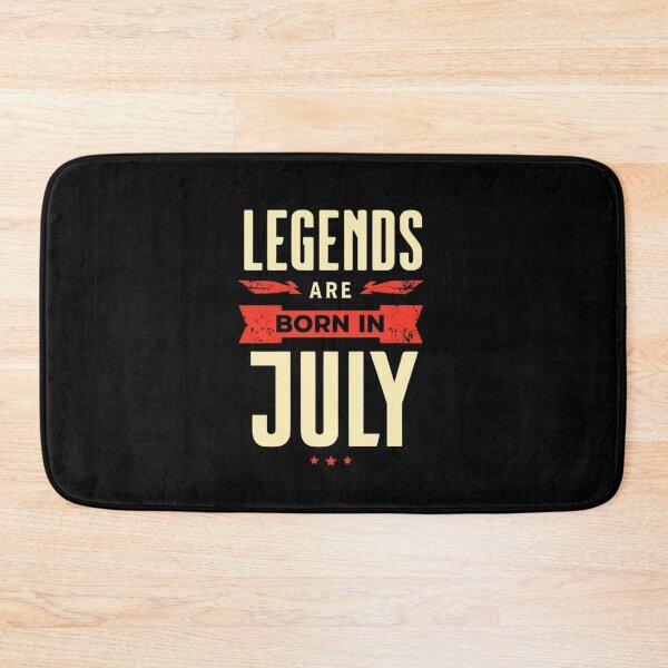 Item preview, Legends Are Born in July - Bold Typography Design for Birthday Celebrations designed and sold by Colorful-Garden.