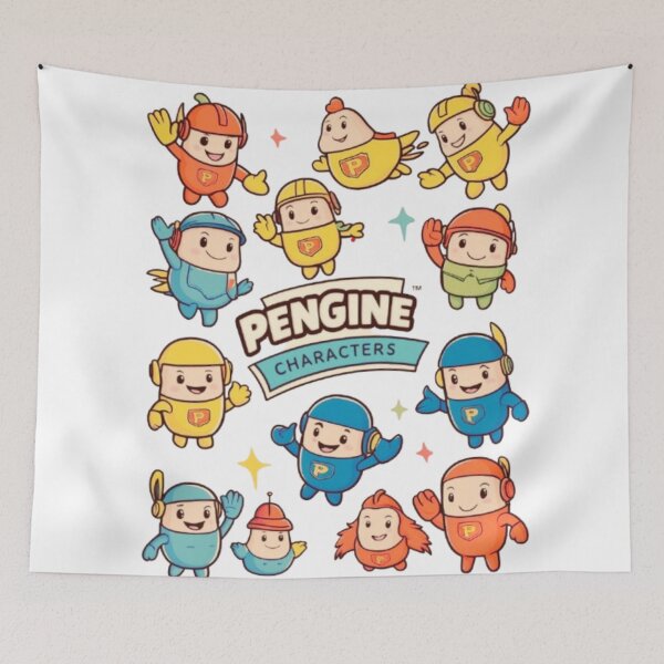 Item preview, Cartoon penguin wonderland  designed and sold by LogoDogz.