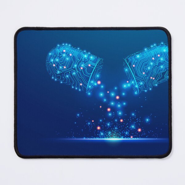 Item preview, bioengineering  healthcare technology 3D pill electronic pattern designed and sold by NiamLab.
