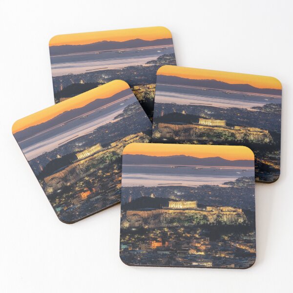 Item preview, Sunset View over Athens and Acropolis designed and sold by aaronchoi.