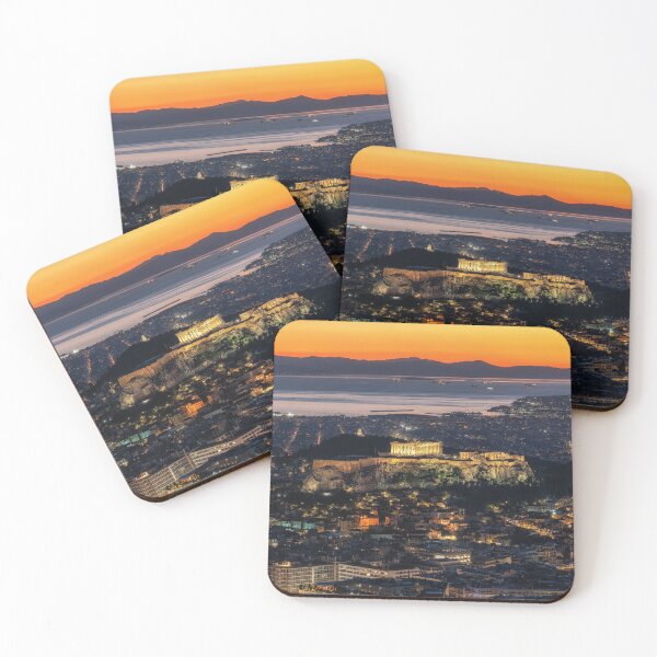 Item preview, Sunset View over Athens and Acropolis designed and sold by aaronchoi.