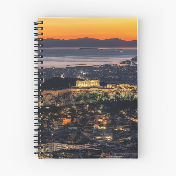 Item preview, Sunset View over Athens and Acropolis designed and sold by aaronchoi.