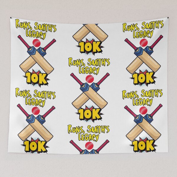 Item preview, Celebrating 10K Runs: Steve Smith Cricket  designed and sold by TasteTicker.