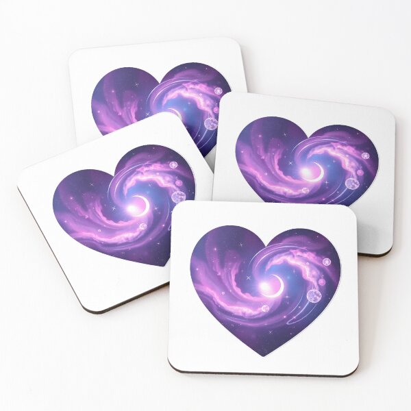 Item preview, Cosmic Heart Glow Sticker designed and sold by Daarkie.