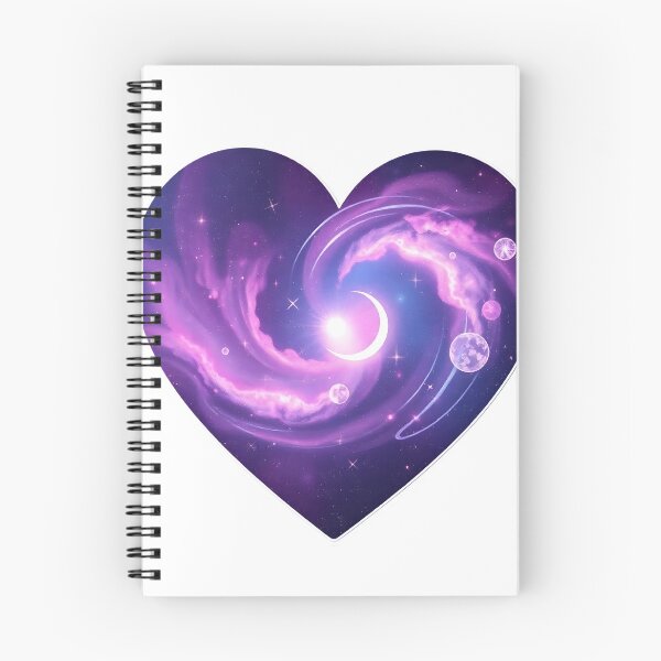 Item preview, Cosmic Heart Glow Sticker designed and sold by Daarkie.