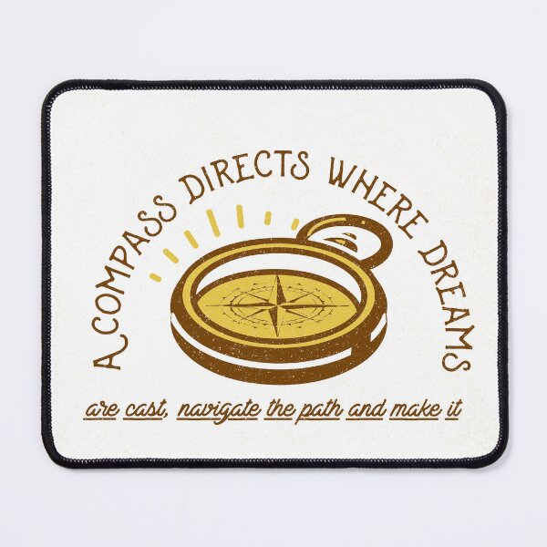 Item preview, A compass directs where dreams are cast designed and sold by posolife.