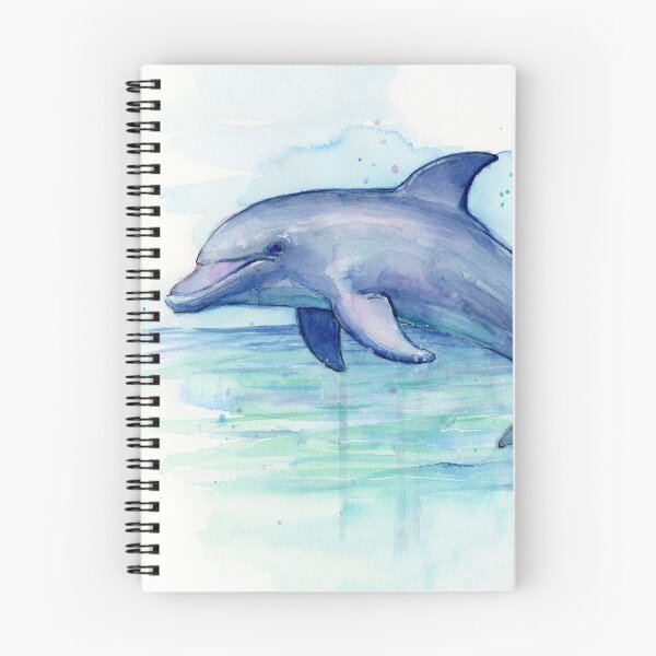 Item preview, Dolphin Watercolor designed and sold by Olga Shvartsur.