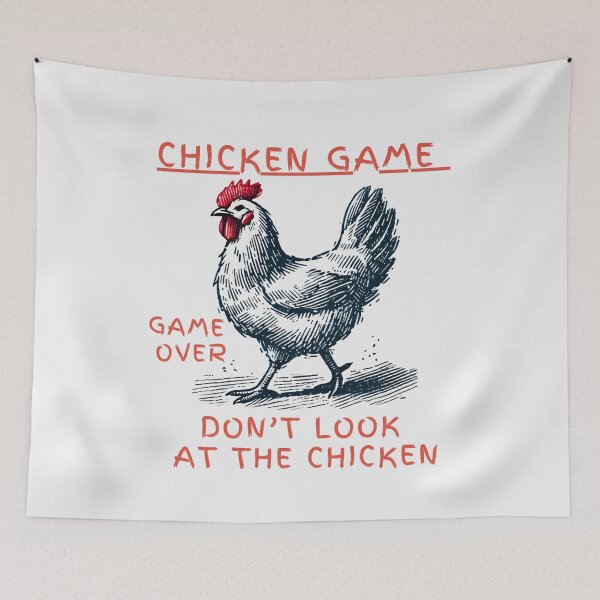 Item preview, Chicken Game Farmer Animal Hen - Minimalist Animal Art designed and sold by BeaverFriends.