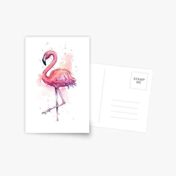 Pink Flamingo Postcards Redbubble - flamingo roblox postcards redbubble