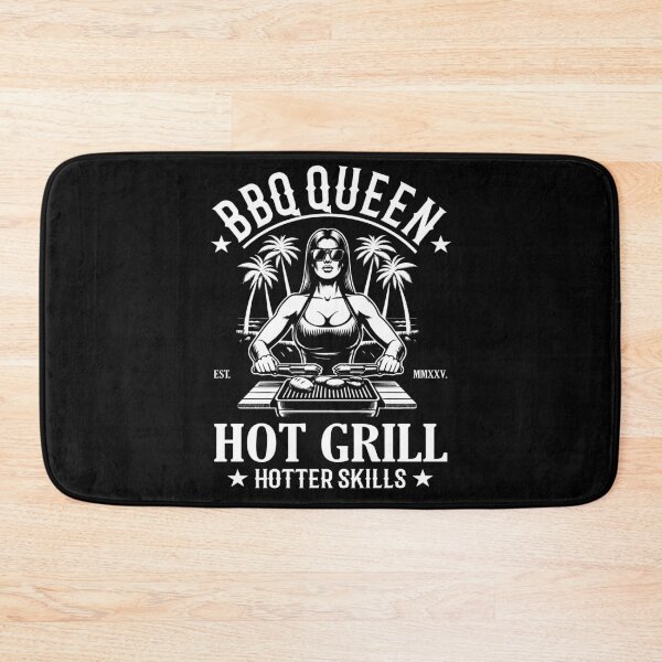 Item preview, Hot Grill - BBQ Queen - The Queen of the Grill designed and sold by RetroMaritalArt.
