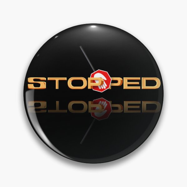 Item preview, "You Have Been Stopped" – A Logo Parody designed and sold by Fun Funky Designs.