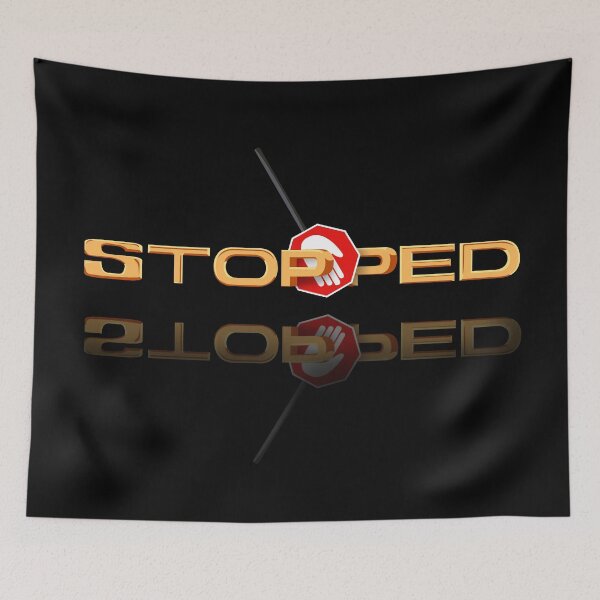 Item preview, "You Have Been Stopped" – A Logo Parody designed and sold by Fun Funky Designs.