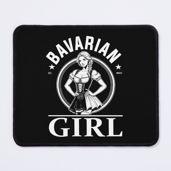 Item preview, Bavarian Girl - Proud of Bavaria, Tradition & Style designed and sold by RetroMaritalArt.