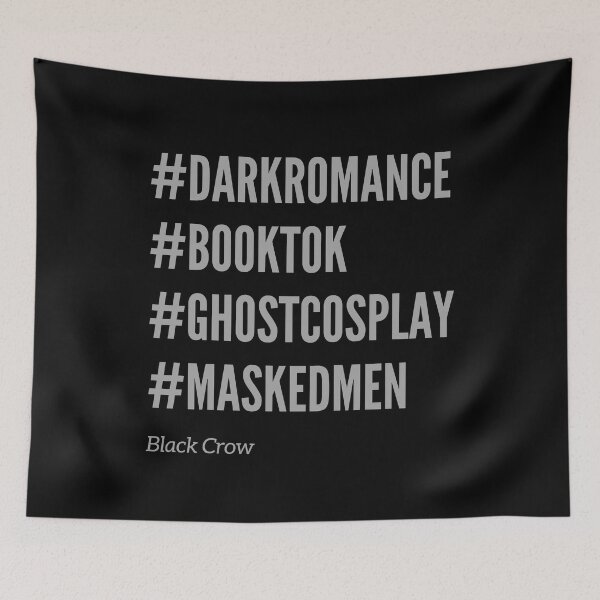 Item preview, Cosplay Black Crow Dark Romance Maskedman Booktok Merch designed and sold by iloveblackcrow.