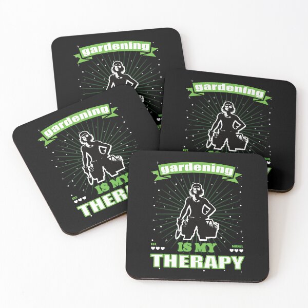 Item preview, Gardening is my therapy - Garden Friends designed and sold by RetroMaritalArt.