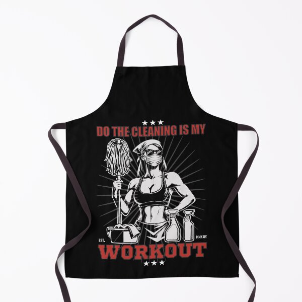 Item preview, Cleaning Ladies Design - Cleaning is my Workout designed and sold by RetroMaritalArt.