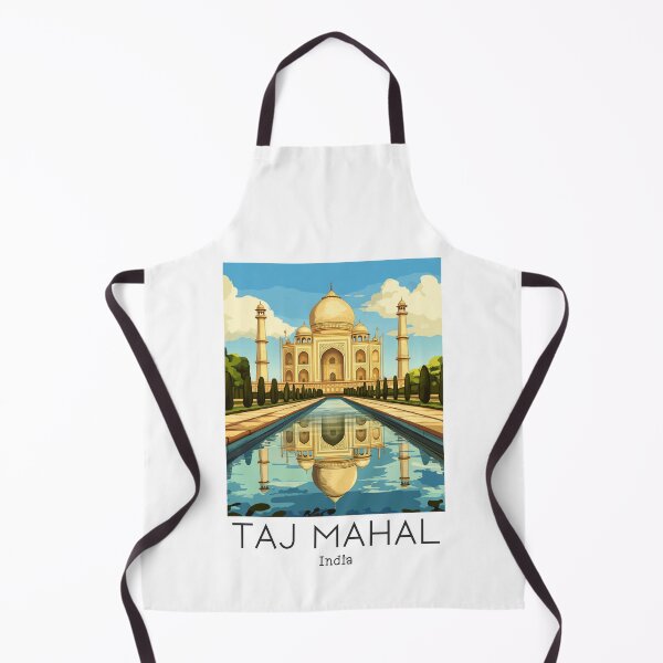 Item preview, A Vintage Travel Poster of Taj Mahal - Agra - India designed and sold by GoodOldVintage.