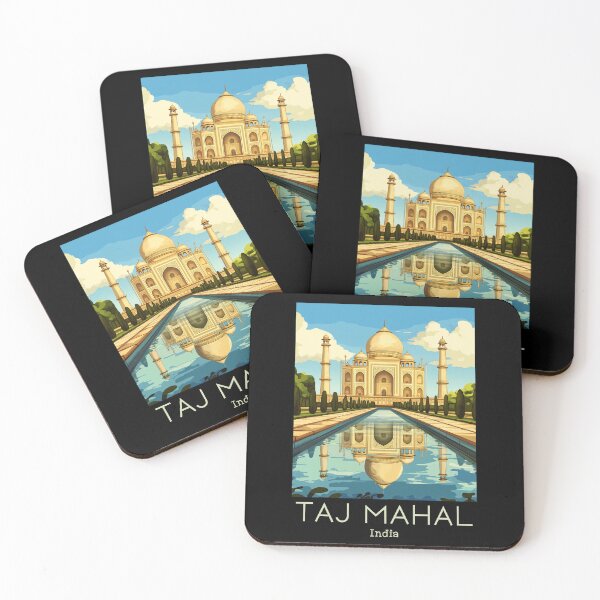 Item preview, A Vintage Travel Poster of Taj Mahal - Agra - India  designed and sold by GoodOldVintage.