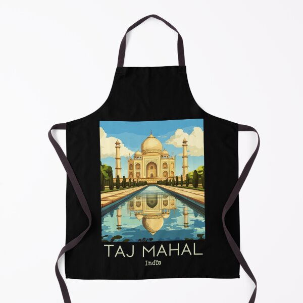 Item preview, A Vintage Travel Poster of Taj Mahal - Agra - India designed and sold by GoodOldVintage.