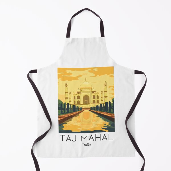 Item preview, A Vintage Travel Poster of Taj Mahal - Agra - India designed and sold by GoodOldVintage.