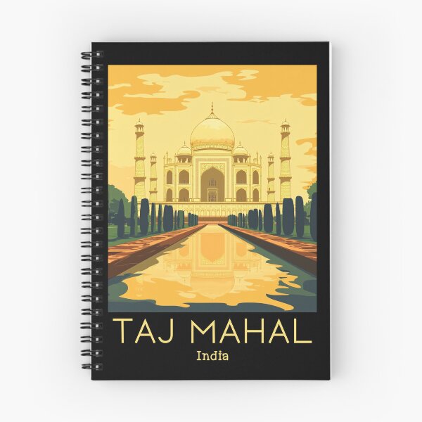 Item preview, A Vintage Travel Poster of Taj Mahal - Agra - India  designed and sold by GoodOldVintage.