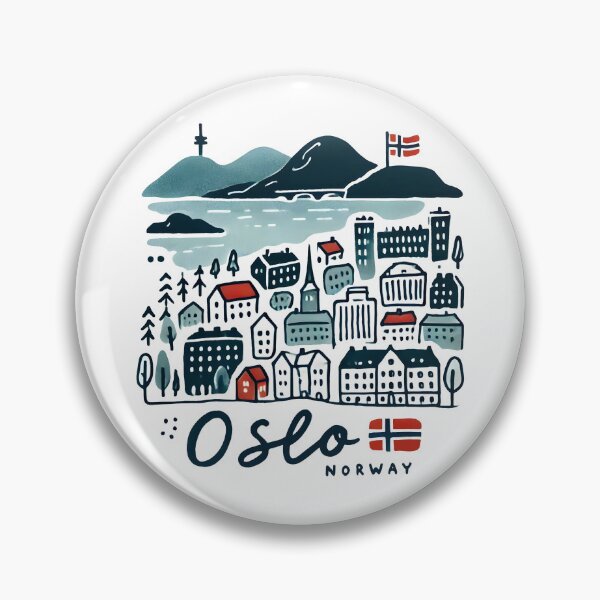 Item preview, Oslo Norway designed and sold by WanderlustCoCo.