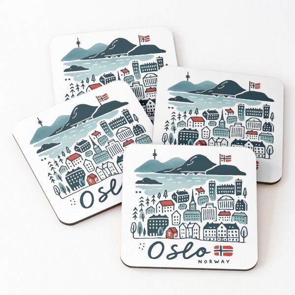Item preview, Oslo Norway designed and sold by WanderlustCoCo.